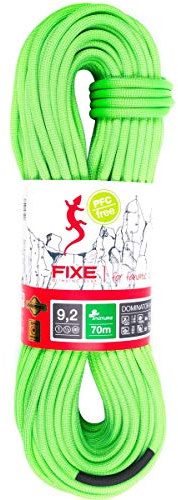 Fixe Roca 9.2 Dominator Cuerda de Escalada en Seco (80 m), Color Verde