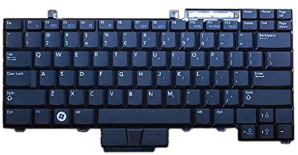 Almencla Tastiera Completa di Ricambio per Laptop per dell Latitude E6410 E6510, 290 X 150 X 5 Mm