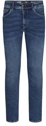 Petrol Industries Herren Jeans Slim Fit Seaham Classic - Jeanshose - Denim - Herrenbekleidung - Blau - W29L32