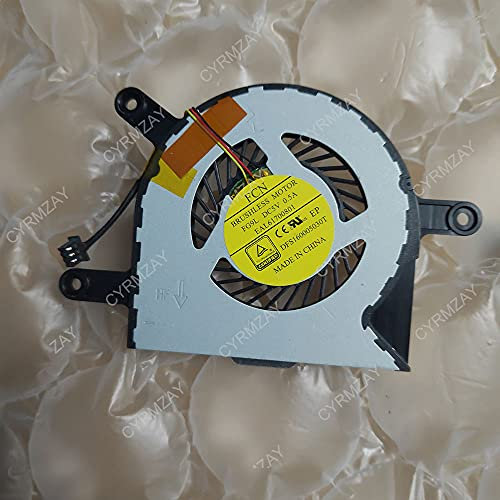 CYRMZAY Ordenador portátil CPU Cooler Ventilador ompatible para LG gram 15 15ZD960-GX70K 14Z960 14Z950 Ventilador para FG9L EAL61700801 DFS160005030T FHDA FH83 EAL61860801