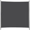 Mingone Raumteiler Trennwand Extralanger Paravent 1-TLG. Sichtschutz Faltbar mit Metallrahmen Polyester-Mischgewebe für Wohnzimmer, Schlafzimmer, Küche, Büro, Balkon, Garten, Anthrazit, 175x176cm