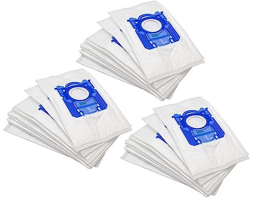 vhbw 30x Staubsaugerbeutel kompatibel mit Privileg/Quelle 1-09009-1, 15, 1500, 104 396/104396, 158 096/158096, 186 521/186521 - Weiss