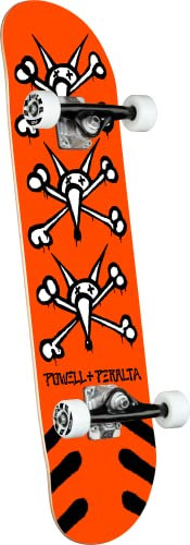 Powell Peralta Factory Skateboard Vato Rats Orange 21 cm