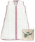 molis&co - Baby Sommerschlafsack Musselin - Sommer Baby Schlafsack 0.5 TOG - Neugeborene Babyschlafsack ohne Ärmel - Premium Musselin - Floral Pink (95 cm)