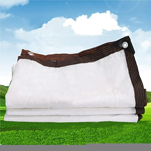 Filet D'ombrage 12 Broches Protection Rayons 90-95% UV Voile Ombrage,Serres Filet Coupe-Vent avec Oeillets,Rayons Toile D'ombrage Extérieur,pour La Couverture VéGéTale/Jardin/Voitures,0.5x1m