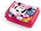 Lulabi Disney Minnie Porta Pranzo Bimba, Porta Merenda in Plastica, Lunch Box, BPA Free, 17x13x6.5cm, Linea Icon