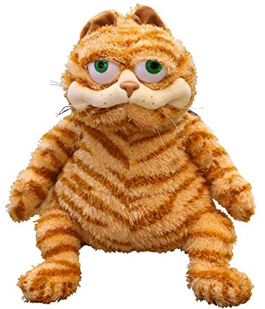 Fat Orange Plüsch Katze Fat Kitten Stofftiere Spielzeug, niedliche Dicke Katze Plüschtiere, lebensechte gelbe getigerte Katze Kitty Spielzeug,Dickes Kätzchen getigerte Katze Plüschtier für (30cm)