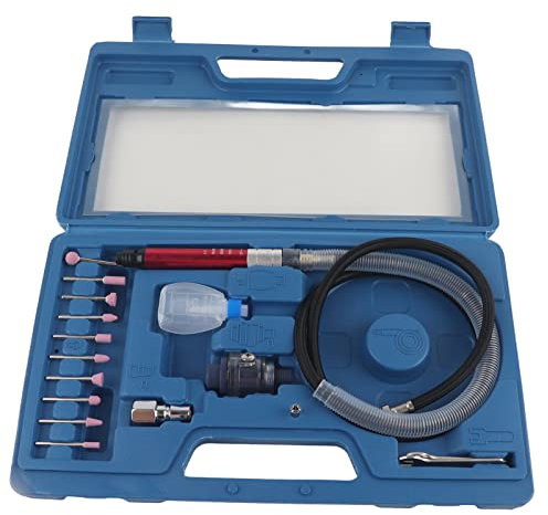 17Pcs Air Micro Grinder Kit Vento Rettifica Pen Set Strumenti Per Incisione Pneumatica Mini Matita Lucidatura Rotray Utensile Da Taglio per La Pulizia Dei Monili Smussatura