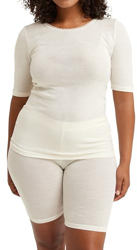 Dilling T-Shirt aus Merinowolle und Seide für Damen
