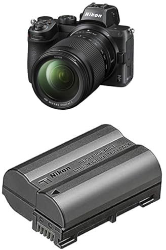 Nikon Z 5, Appareil Photo Numérique Hybride Plein Format en Kit avec NIKKOR Z 24-200mm/4.0-6.3 VR + NIKON Batterie Rechargeable Haute capacité Lithium-ION EN-EL15c