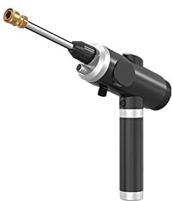 Pistola de Lavado de Autos eléctrica Boquilla de Espuma limpiadora de Alta presión para el Cuidado de la Limpieza automática Pistola de Agua rociada portátil inalámbrica para Lavado de Autos (Color