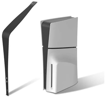 Housse latérale de protection pour Sony PS5 Slim console, Edition numérique et édition disque,Accessoires de protection pour console de jeux,Filtre anti-poussière pour Playstation 5 Slim