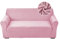 Highdi Stretch Sofabezug 3 Sitzer, Samt Élégant Waschbare Haustier-Sofa-Möbelbezüge Couchhusse Elastisch Weich Sofahusse für Wohnzimmer (Rosa,3 Sitzer)
