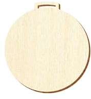 Holz Medaille rund - Deko Basteln 3-20cm