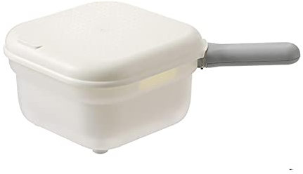 Picadora de verduras de cuerda portátil – Picadora de patatas, cebolla y ajo con contenedor, picadora de verduras, cortadora de dados, cortadora de verduras, ralladora, picadora de queso mini,