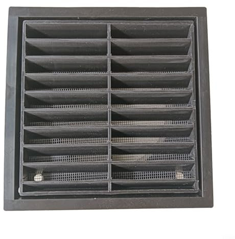 ZYNCUE Vent Cover- Air Vent Covers For Walls- Louvred Wall Vent Grille 140Mm External Dimension, Grille Air Outlet For Venting Exhaust Fans, Clothes Dryers