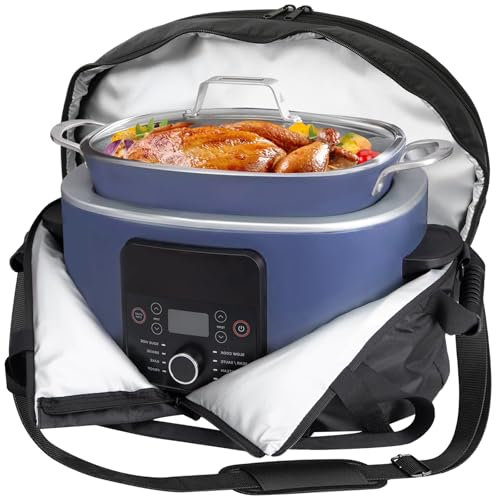 Carry Bag for Ninja Crockpot Slow Cooker, Portable Travel Carrier Case for Foodi Possiblecooker Pro 8.5 Qt, Slow Cooker Bag, Ninja Accessories