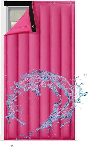 Wärmeisolierter Türvorhang, Schallschutzdecke als Lärmschutz für Türabdeckungen, temporäre Türen, strapazierfähiges Kälte-/Wärmeschutzgitter, wetterfest, winddicht, beschwerter Boden, anpassbar