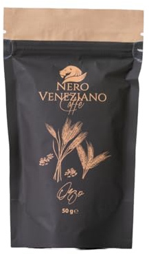 Nero Veneziano Orzo Wellness Collection, Orzo Solubile Premium 1x50 g, Gusto Naturale, Sapore Amaro con Note Dolci, Ideale per una Pausa Equilibrata