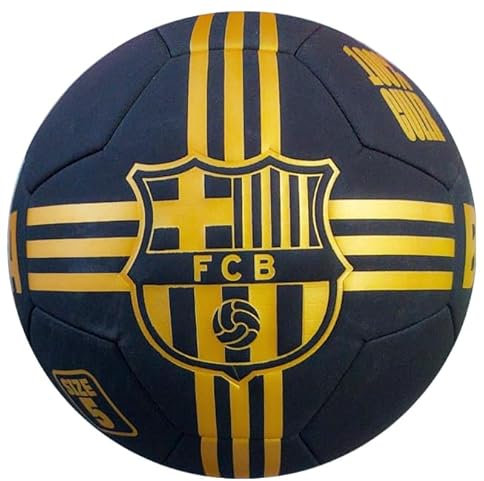 FCB Balón Negro Dorado Oficial FC Barcelona