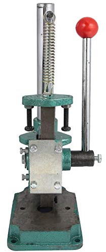 Handbuch Pressmaschine, Kleine Handpressmaschine mit Hebelgriff Zum Drücken, Schneiden, Nieten, Kleidung, Taschen, Spielzeug (JH-16 Quadratkopf)