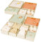 DIMJ Organizer per Cassetti Organizer per Armadio, Divisori per Cassetti Separatori per Cassetti Organizzatore Cassetti, per Calze, Biancheria Intima, 12 Pezzi, Beige