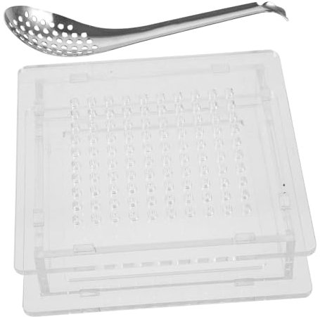 Hemobllo Caja Para Esferificación Herramienta De Gastronomía Molecular Cucharas Para Salsa De Huevas Caviar