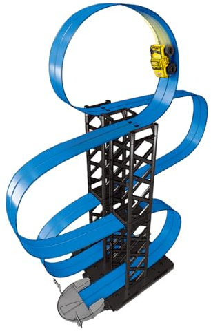 Yulokdwi Slotcar Rennstrecken Spielset - Magnetisches Pädagogisches Fahrzeugspiel,Magnet Rennbahn - Für Kinder, Mädchen, Geburtstag, Klassenbelohnungen, Party, Weihnachten, Tütenfüller Und Feiertage