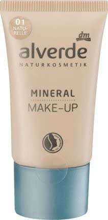 alverde NATURKOSMETIK vegan Mineral Make-up naturelle 01, 30 ml