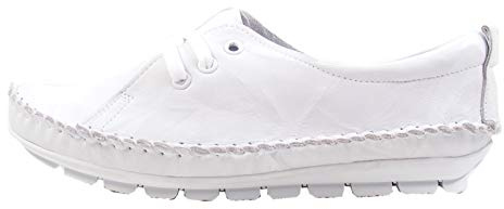 Gemini 311278-01 Damen Schnürschuhe Halbschuhe Slipper Leder
