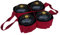 Acclaim Metz Nylon Four Bowl Level Lawn Flat Green Short Mat Indoor Outdoor Bowls Carrier (Red)