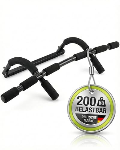 TOOLZ Klimmzugstange Türrahmen – Pull Up Bar für Zuhause – Klimmzugstange Tür – Türreck & Multifunktions Reckstange Indoor – Barfix Trainingsgerät