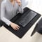 Erweiterte 3-in-1-Tastatur N Maus Handgelenkauflage Pad Memory Foam Handauflage Unterstützung Schreibtischunterlage Gaming Pad Handgelenkkissen Kissen Büro & Zuhause - Schwarz