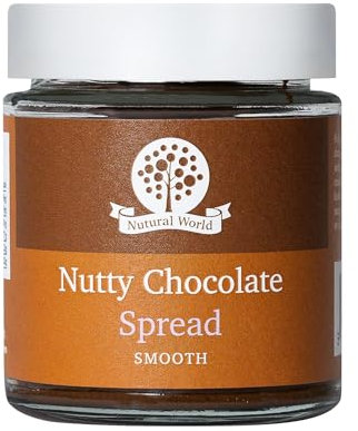 Nutural World - Crema spalmabile al cioccolato nocciola liscia (170g)