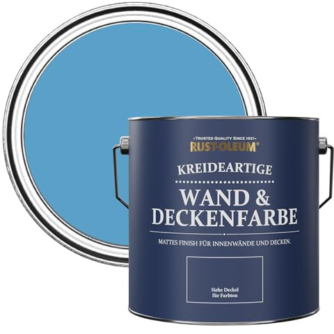 Rust-Oleum Blue Matt Emulsion Wall Paint - Cerulean 2.5L