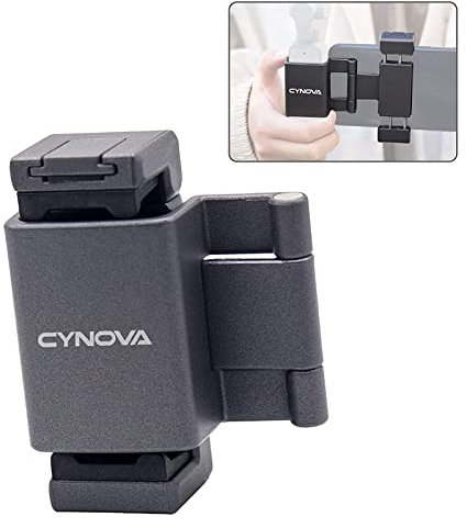 ONTOMYO Pocket 2/OSMO Pocket Espansione Fissa Supporto Telefono Clip Mini Treppiede per DJI Pocket 2/OSMO Pocket Accessori (Espansione Fissa Clip Telefono)