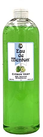 Gel douche et Shampoing - Citron Vert - Prestige de Menton, Artisan Parfumeur (500)