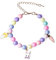 LtuzPet Macron Beads Hundehalsband Halskette Schmuck Perlen Halskette Halsband mit Anhänger für kleine Mädchen Hunde Welpen
