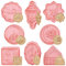 Aurasky Moldes de Galletas Eid Mubarak, Ramadán 3D Cortadores de Silicona Galletas, Herramientas Hornear DIY Fondant Moldes Galletas para Eid Ramadán Galletas Cortador