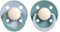 Rebael Fashion Schnuller | 2er-Pack | Naturkautschuk/Latex | Hergestellt in Dänemark | BPA-Frei | Sauger in Kirschform | Cold Pearly Snake/Rainy Pearly Elephant, Größe 1 (0-6 Monate)