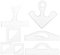 GLOBLELAND 7Pcs Acrylic Cutting Board Handle Templates - Charcuterie Router Templates - Clear Acrylic - Angled Curvy Tracing Template Stencils - Kitchen Board Guide Tools Set