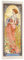 Posterlounge Les saisons - L'Été Tableau en verre acrylique de Alfons Mucha 30 x 70 cm Art nouveau Décoration murale