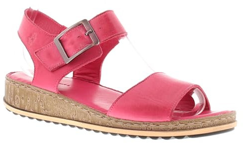 Hush Puppies Women's Ellie Sandal Ladies Summer, Fuchsia, 5 UK