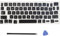 Replacement US Keyboard Full Set of Keycap Keys and Tool Applicable for ipad Pro/Air 11/13“ Magic Keyboard (MKH-1 Black)