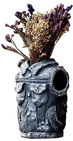 Gartenornamente für den Außenbereich, pastorale Jeans, Blumentöpfe, Fleischpflanzen, Zementornamente, Kunst, Gartenornamente für den Außenbereich, Kunsthandwerk, Hofpark, kleine Statue, Kunsthandwerk