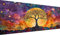 Diamond Painting Erwachsene sternenklarer Himmel Diamond Painting Bilder, Diamond Painting Baum, Diamond Painting Set mit Diamond Painting Zubehör, Crystal Art Basteln, Deko Wohnzimmer, 60x120cm S2-41