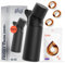 air up® Wasserflasche (473 ml) schwarzer Stahl + 3 Cola-Pods, zuckerfreie Geschmackskapseln und Wasserflaschen mit Strohhalm, aromatisierte Wasserflasche