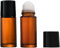 Clockjuan Rollflaschen aus Glas, für ätherische Öle, 50 ml, Braun, 2 Stück, leere nachfüllbare Roll-On-Behälter