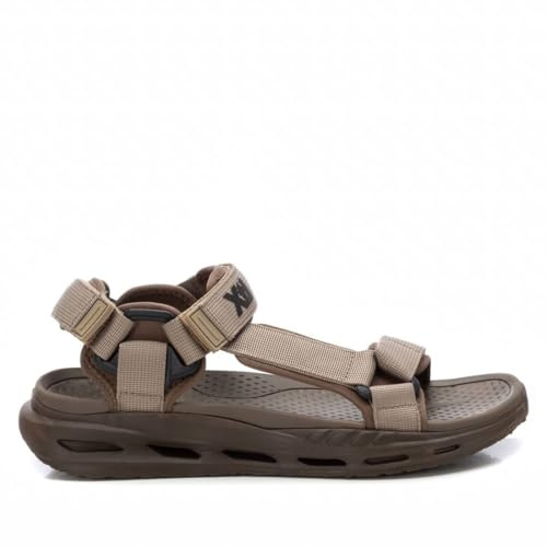 XTI - Sandalen Herren Taupe - Bequeme und vielseitige Schuhe - Casual Mode - Modell 14410501 (Größe 40)