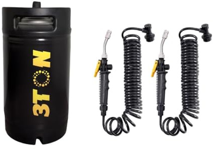 PPF Tank Keg, Stainless Steel Paint Protection Film Tools, 3TON High Pressure Sprayer, TPU Windows Tint Water Tank Keg, Compression Pump Sprayer (3 Gallons Tank)